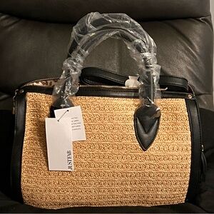 JUSTFAB Straw Doctor Satchel